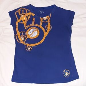 Milwaukee Brewers Ladies Graphic T-Shirt 2011 Med